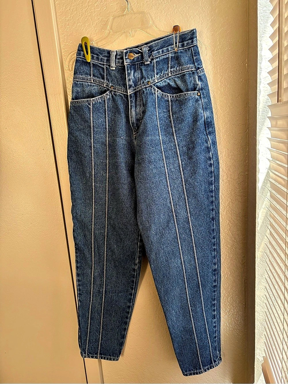 Vintage Gitano High Waist Mom Jeans High Rise Blue Jeans Size 8 Like New